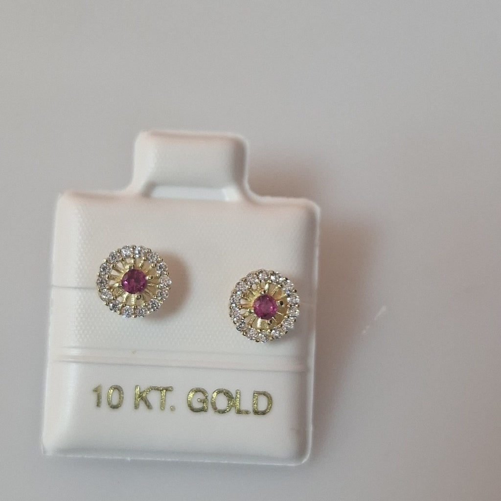 BROQUELES ORO 10K 1 (NUEVO)