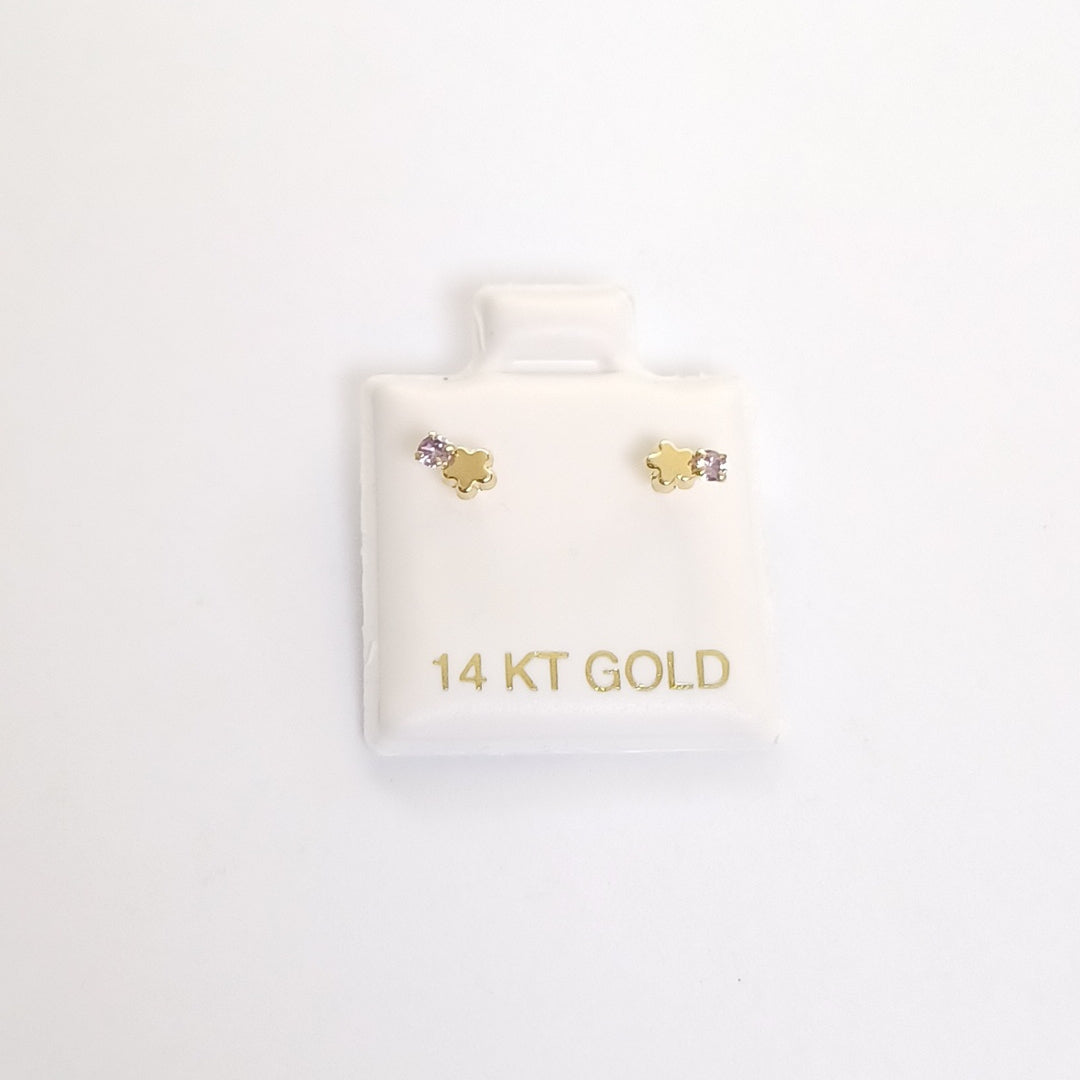 BROQUELES ORO 14K 1 (NUEVO)