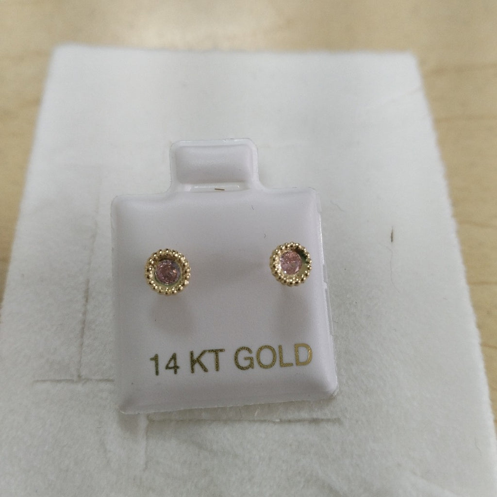 BROQUELES ORO 14K 1 (NUEVO)