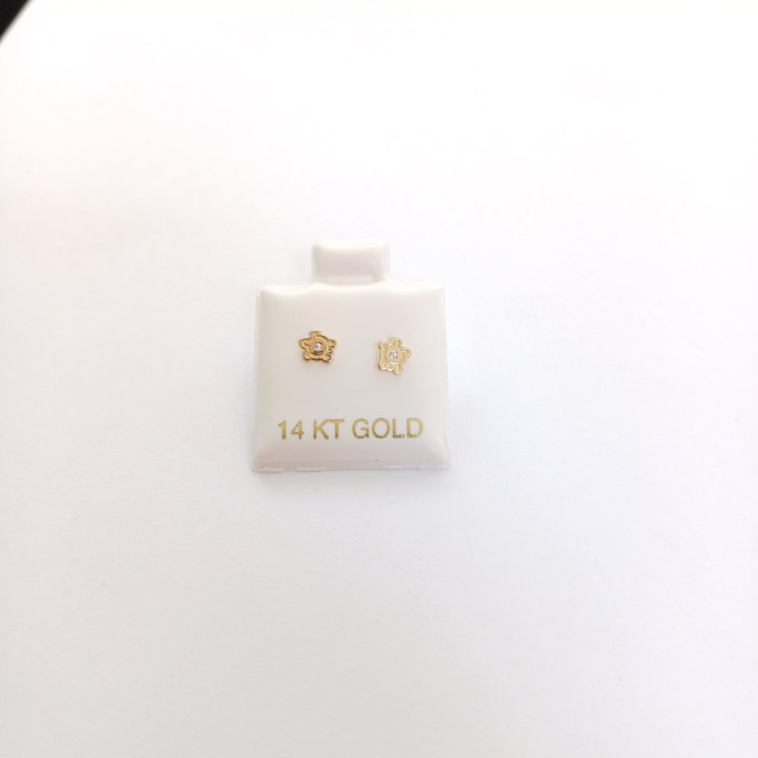 BROQUELES ORO 14K 1 (NUEVO)