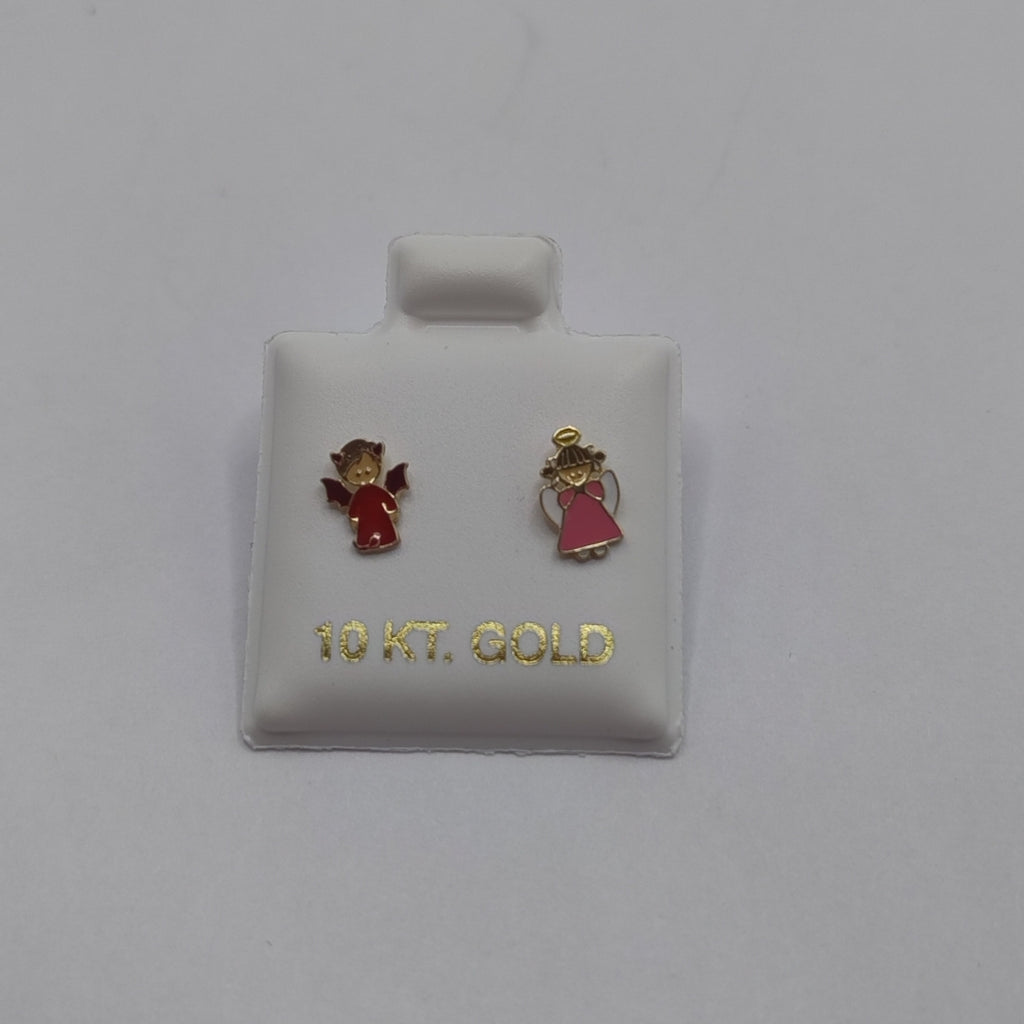 BROQUELES ORO 10K 1 (NUEVO)