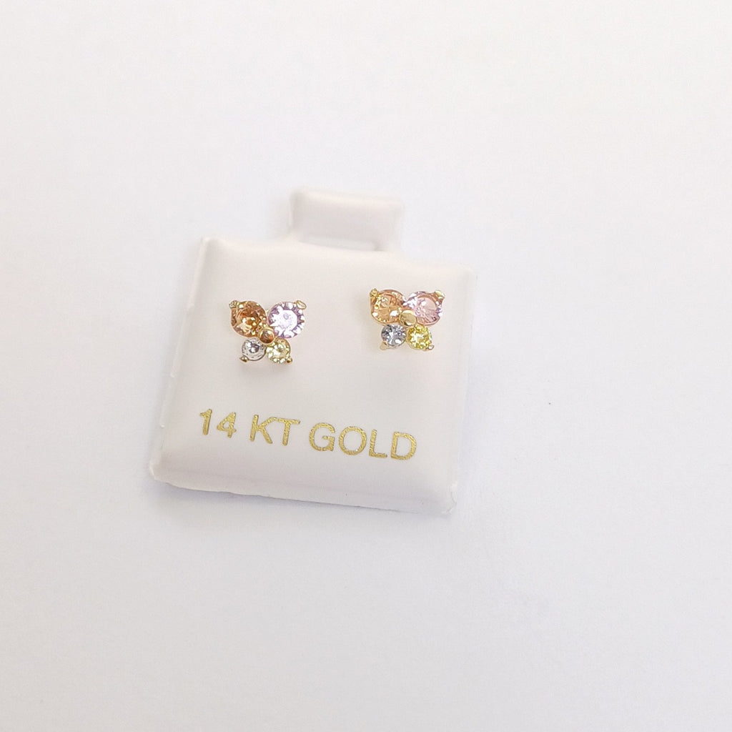 BROQUELES ORO 14K 1 (NUEVO)