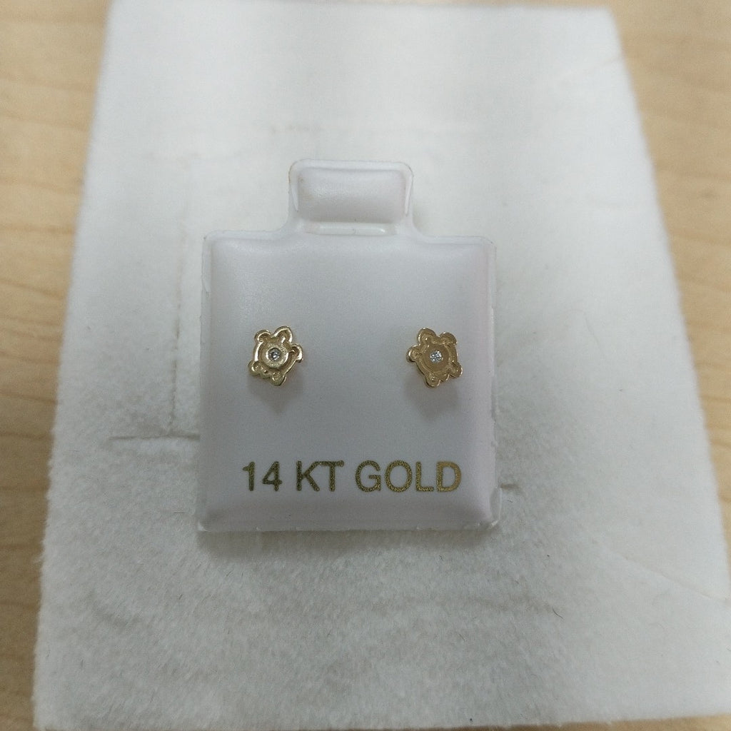 BROQUELES ORO 14K 1 (NUEVO)