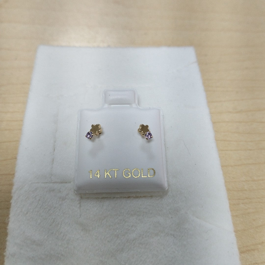 BROQUELES ORO 14K 1 (NUEVO)