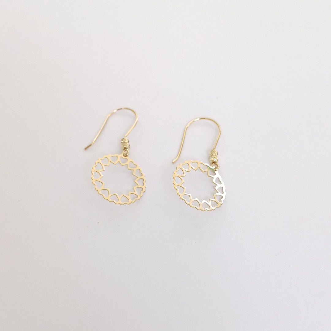 BROQUELES ORO 14K 1 (NUEVO)