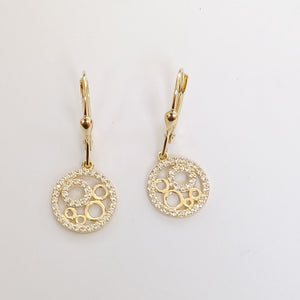 BROQUELES ORO 14K 2.7 (NUEVO)