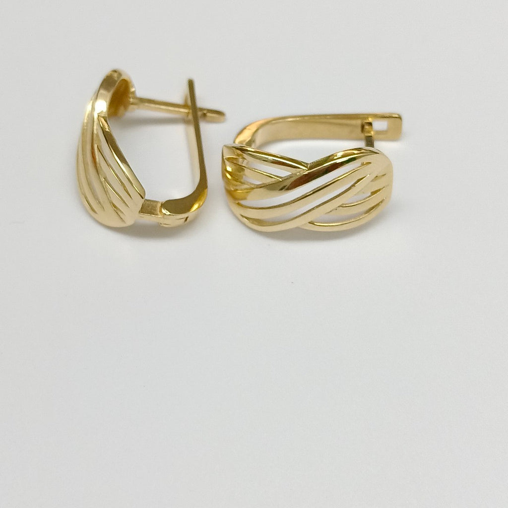 BROQUELES ORO 14K 3.7 (NUEVO)