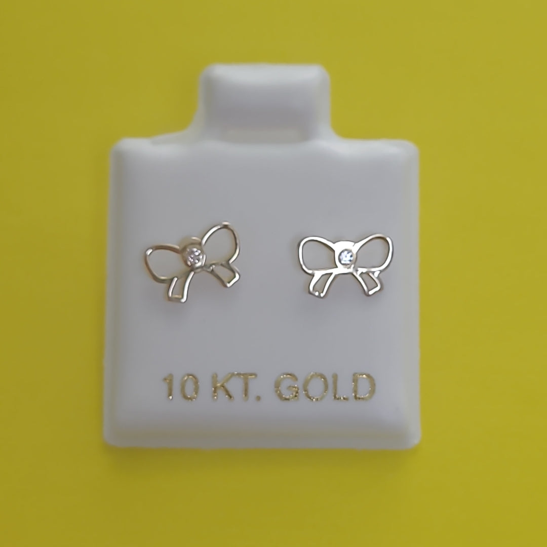 BROQUELES ORO 10K 1 (NUEVO)
