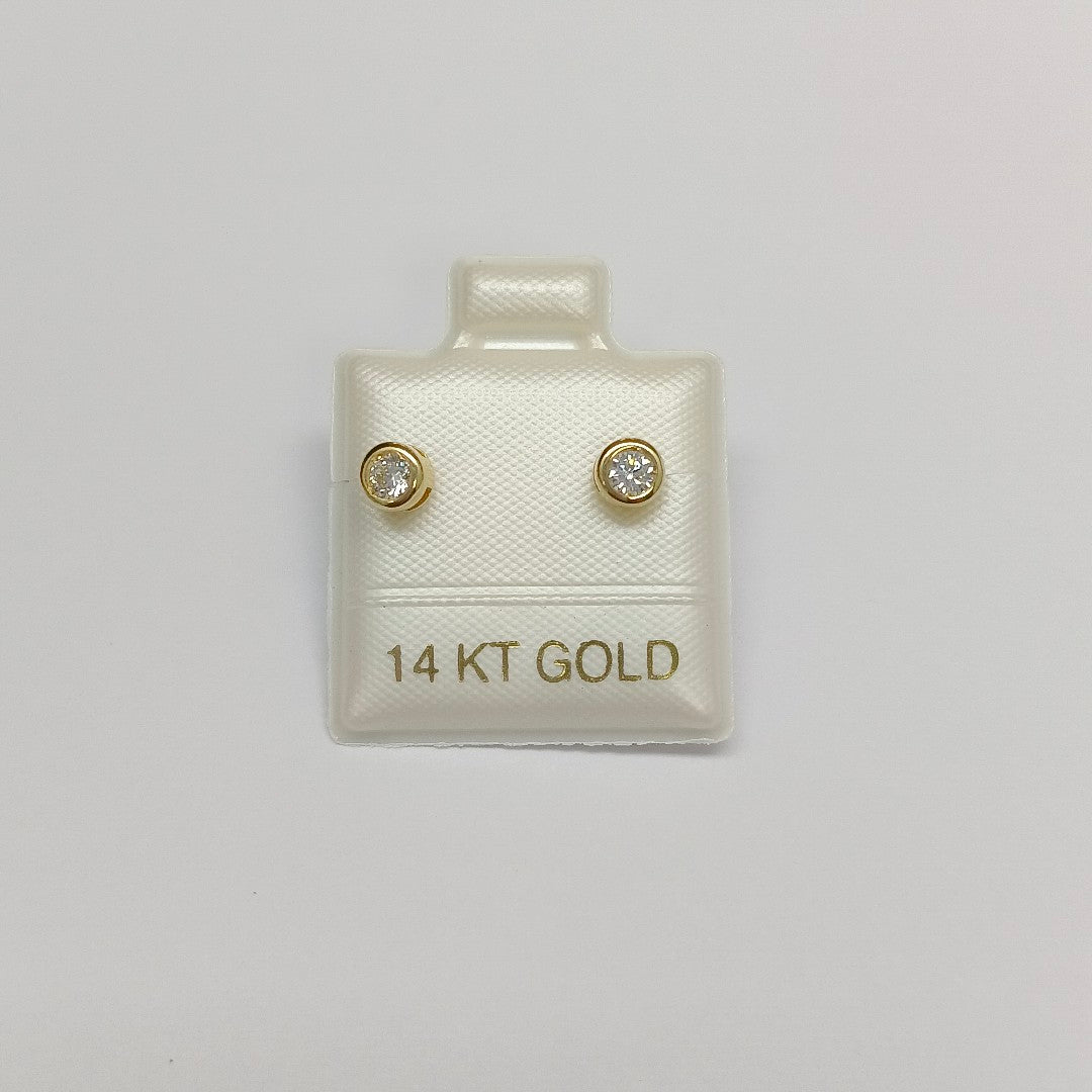 BROQUELES ORO 14K 0.8 (NUEVO)