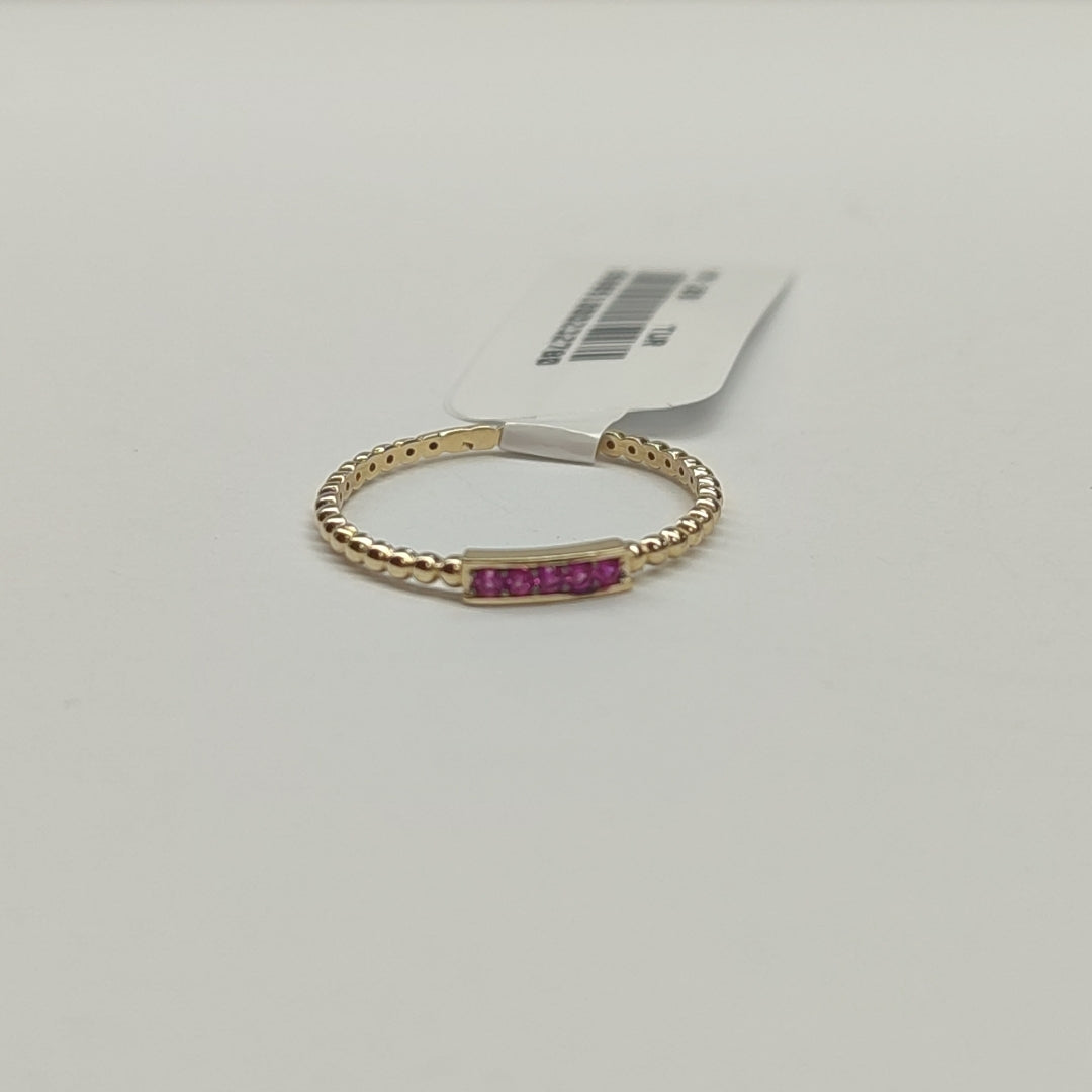 ANILLOS DAMA ORO 14K 0.8 (NUEVO)