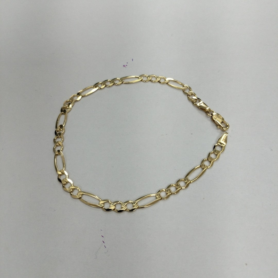 PULSERAS CABALLERO CARTIER 3 1 AMARILLA ORO 14K 4.8 (NUEVO)