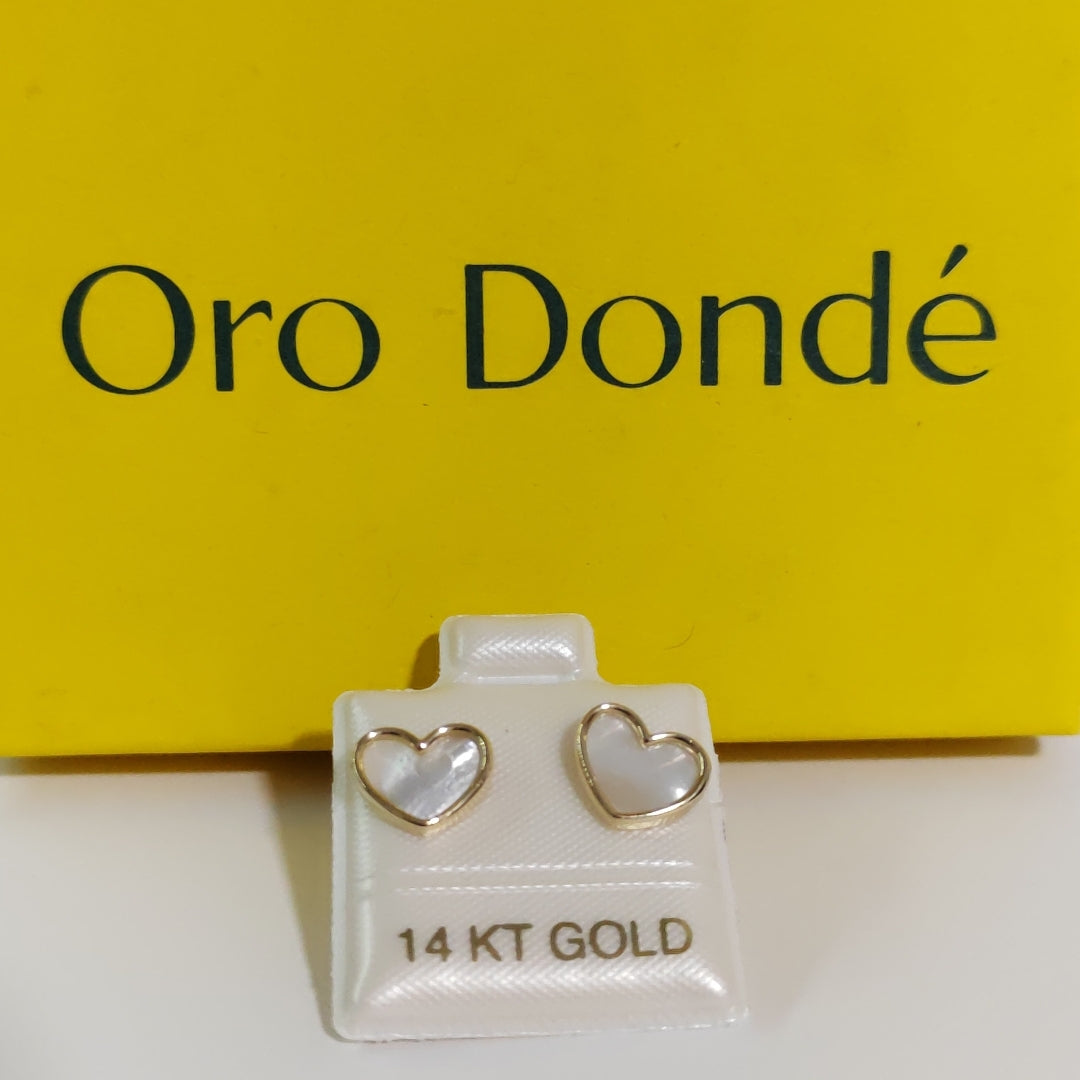 BROQUELES ORO 14K 1 (NUEVO)