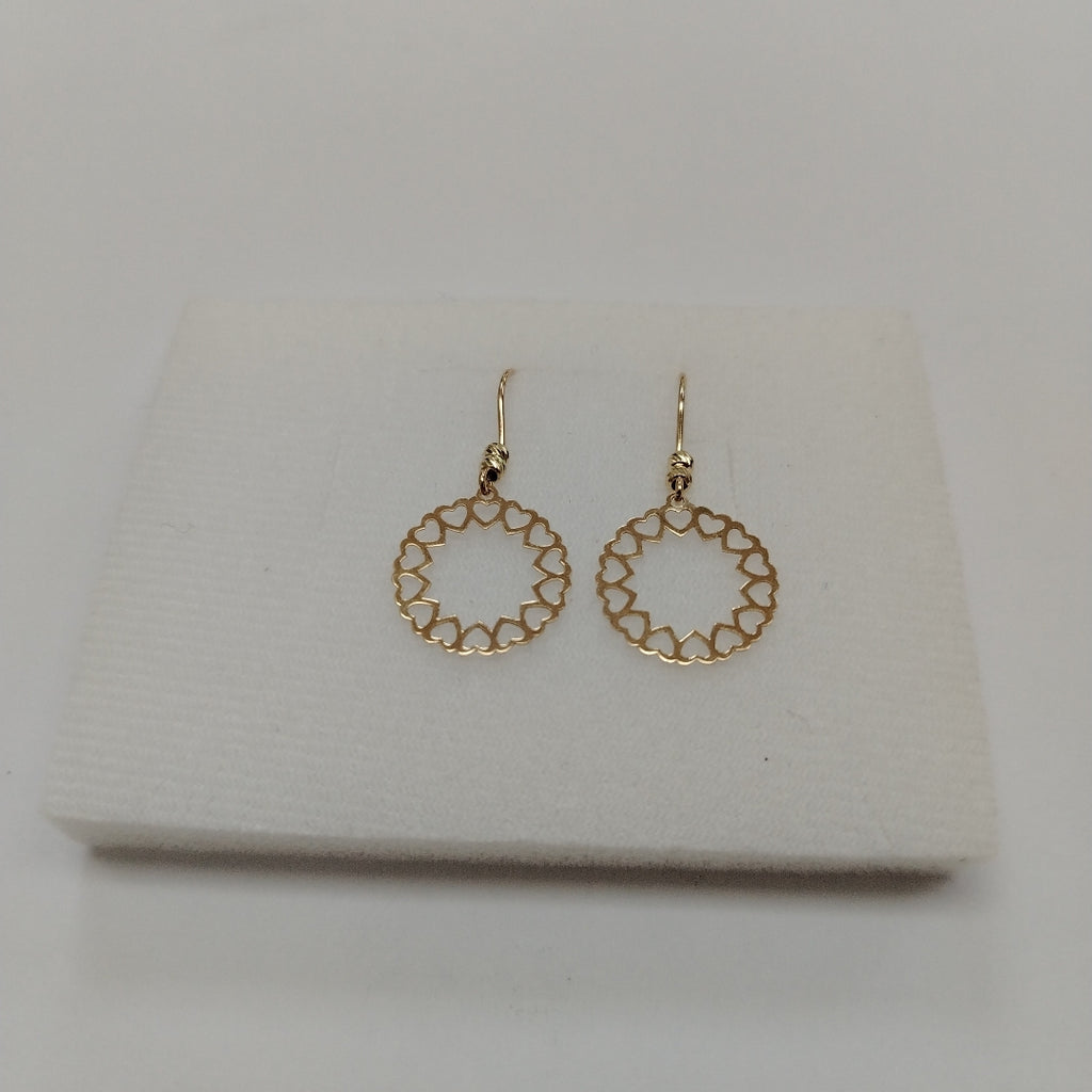 BROQUELES ORO 14K 1 (NUEVO)