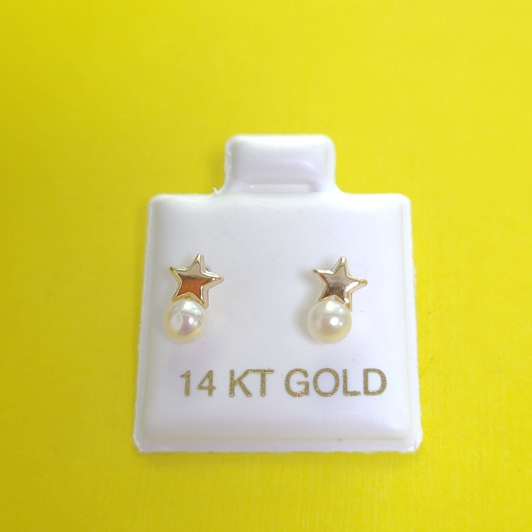 BROQUELES ORO 14K 1 (NUEVO)