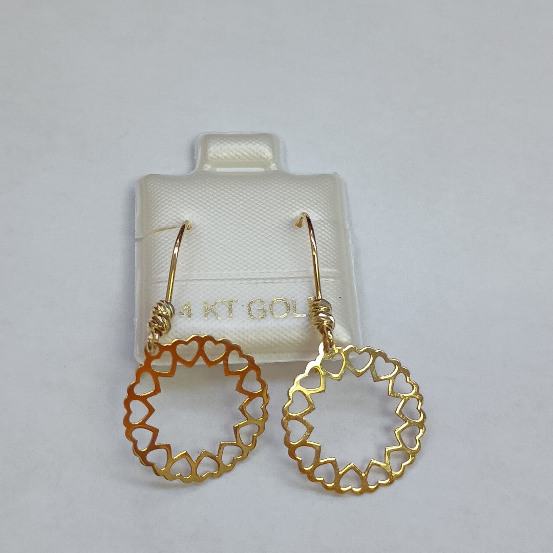 BROQUELES ORO 14K 1 (NUEVO)