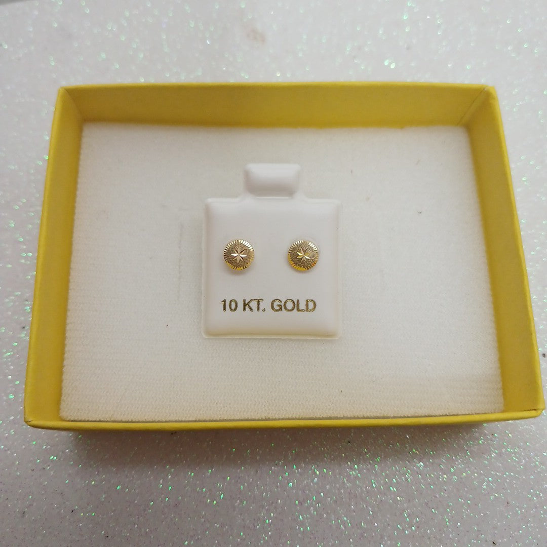 BROQUELES ORO 10K 1 (NUEVO)
