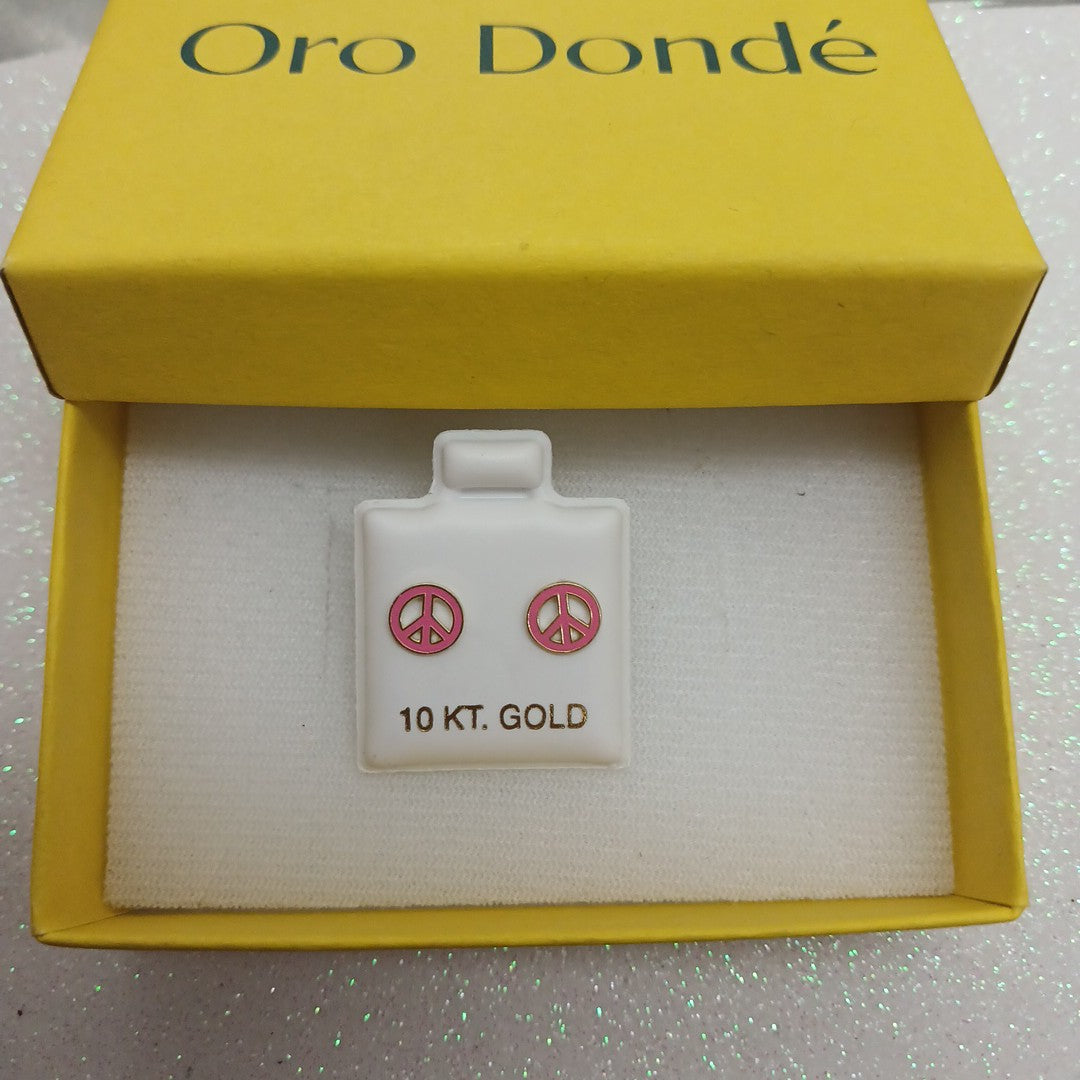 BROQUELES ORO 10K 1 (NUEVO)