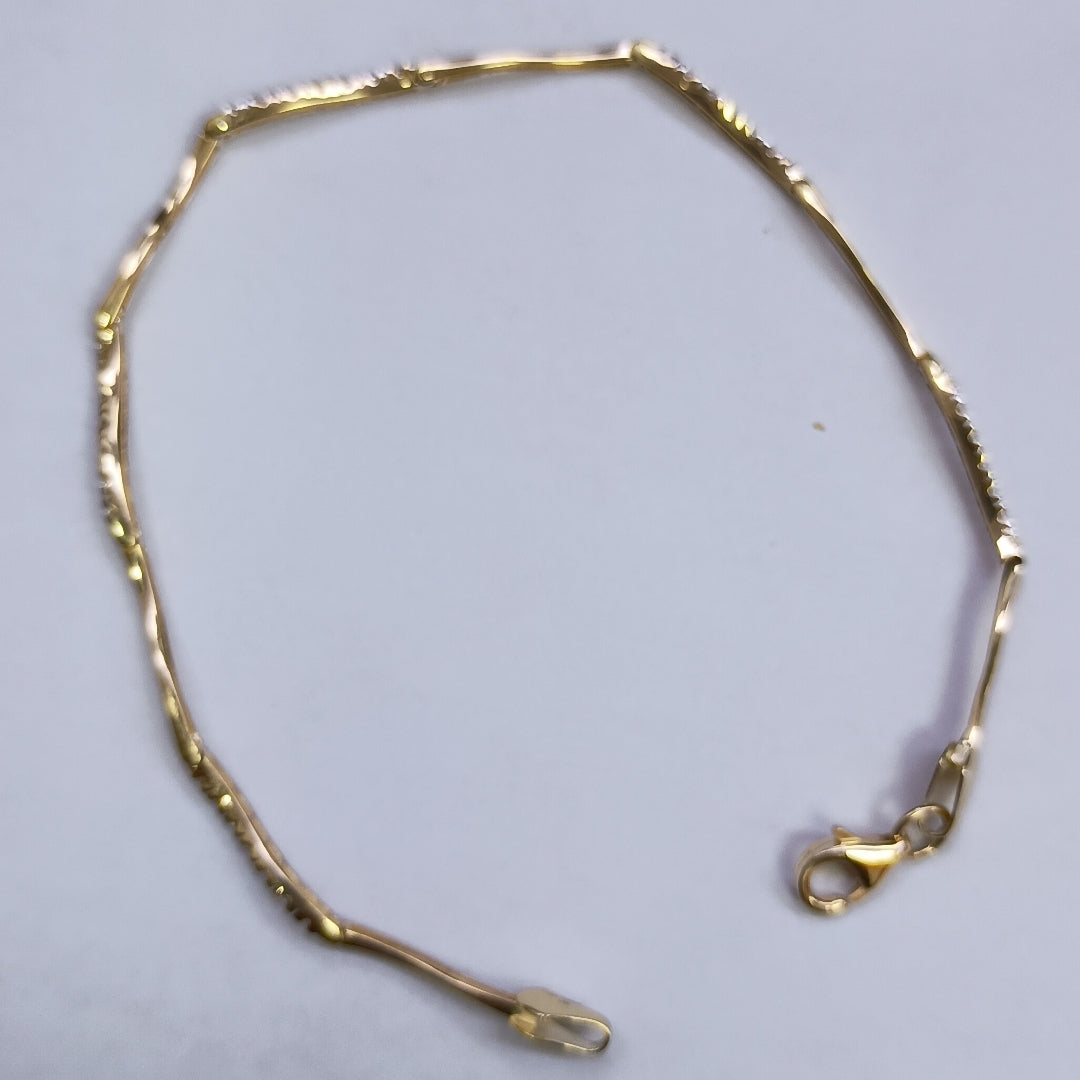 PULSERAS DAMA ORO 14K 3.6 (NUEVO)