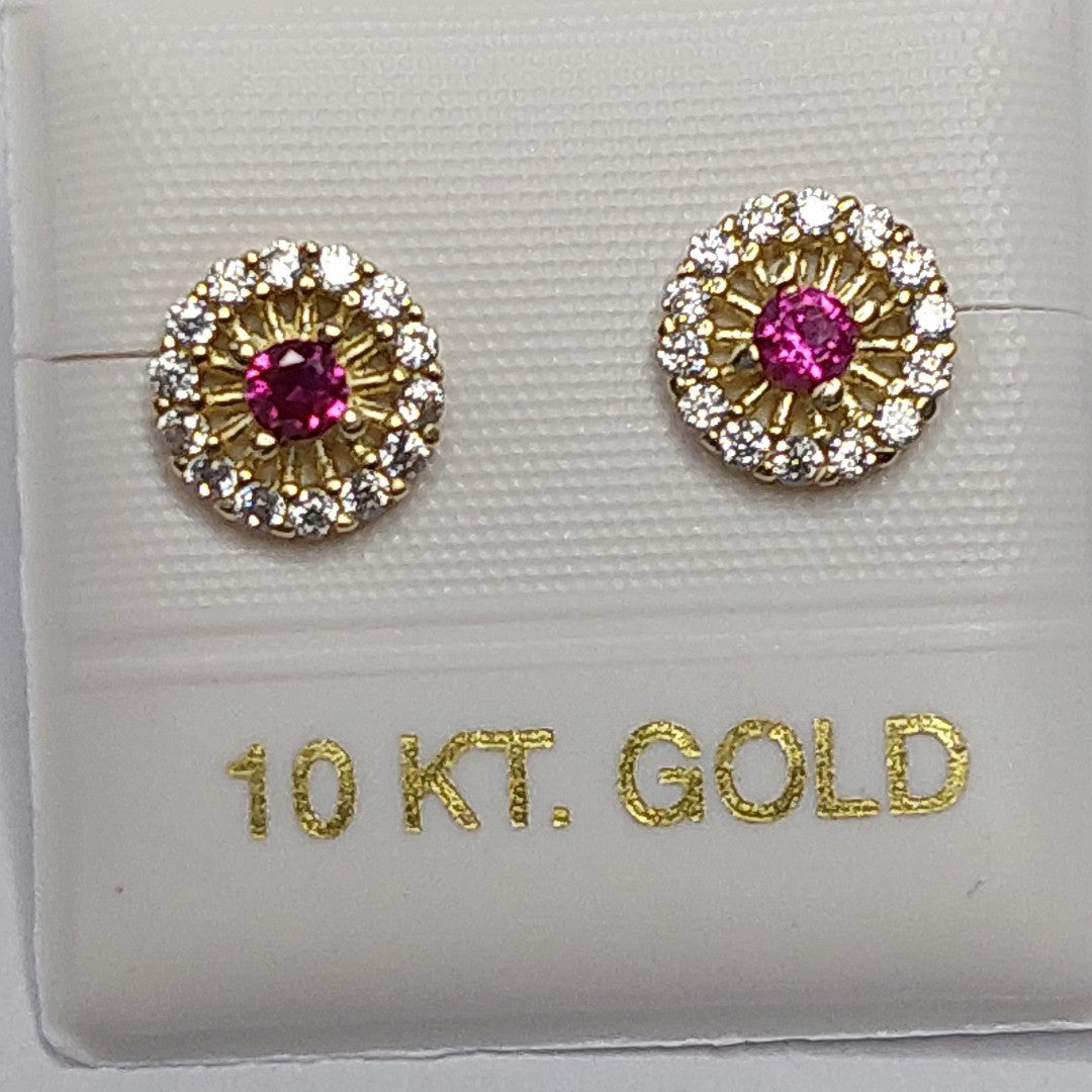 BROQUELES ORO 10K 1 (NUEVO)