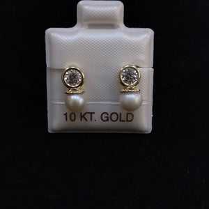 BROQUELES ORO 10K 2 (NUEVO)