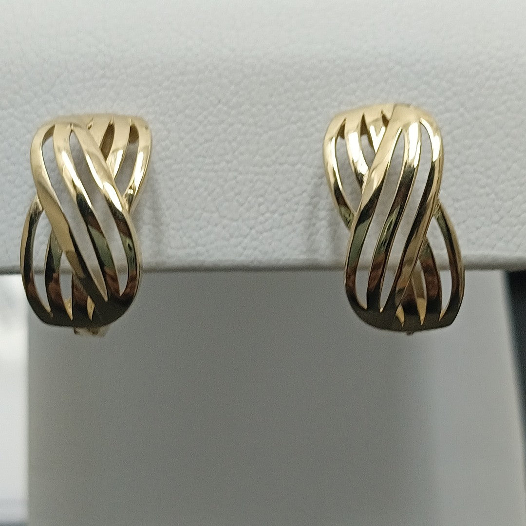 BROQUELES ORO 14K 3.7 (NUEVO)