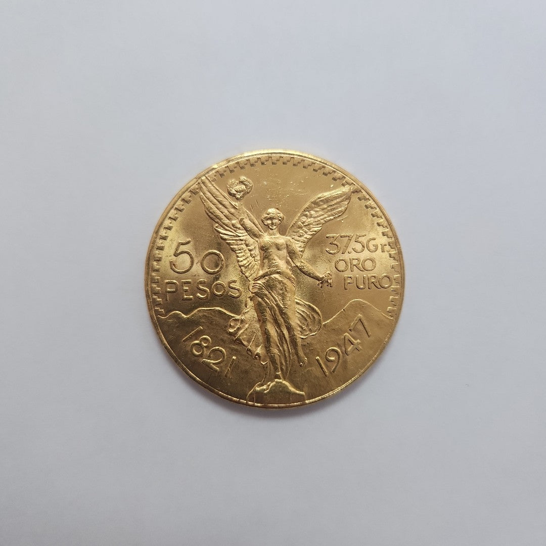 K1 41.6 GRMS - DESC.  0 GRAMOS - 21 K - AVALÚO  77688 * * IDENTIFICACIÓN  MONEDA NOMINATIVA. * MATERIALES  ORO. * CANTI (SEMINUEVO)