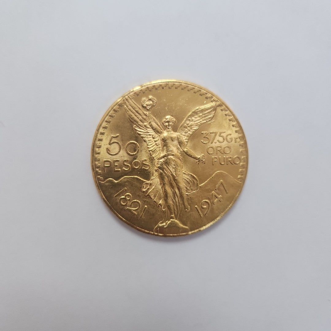 K1 41.6 GRMS - DESC.  0 GRAMOS - 21 K - AVALÚO  77688 * * IDENTIFICACIÓN  MONEDA NOMINATIVA. * MATERIALES  ORO. * CANTI (SEMINUEVO)