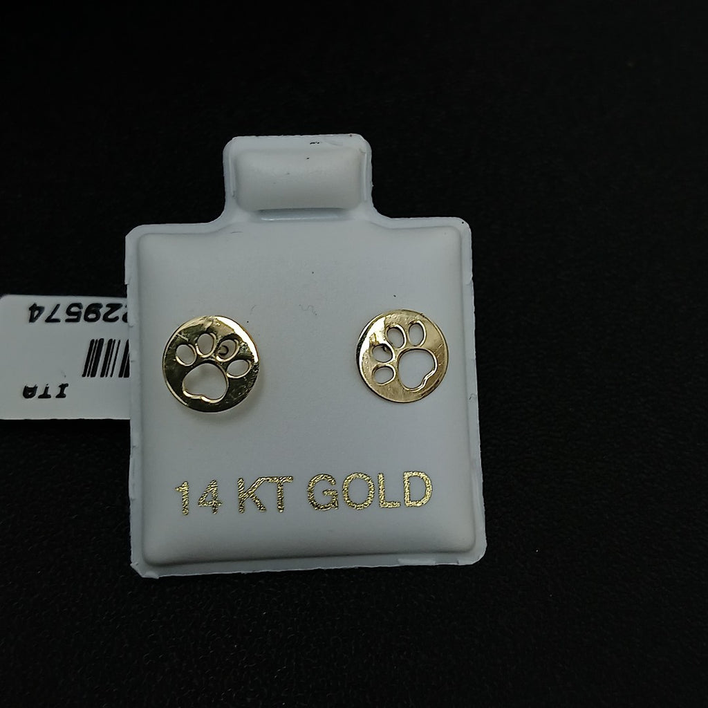 BROQUELES ORO 14K 1 (NUEVO)