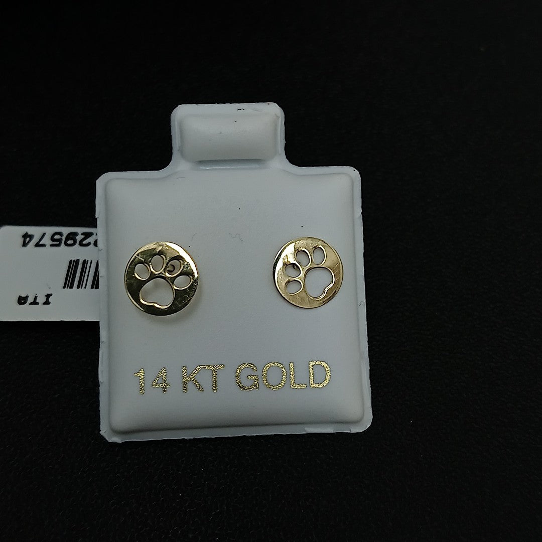 BROQUELES ORO 14K 1 (NUEVO)