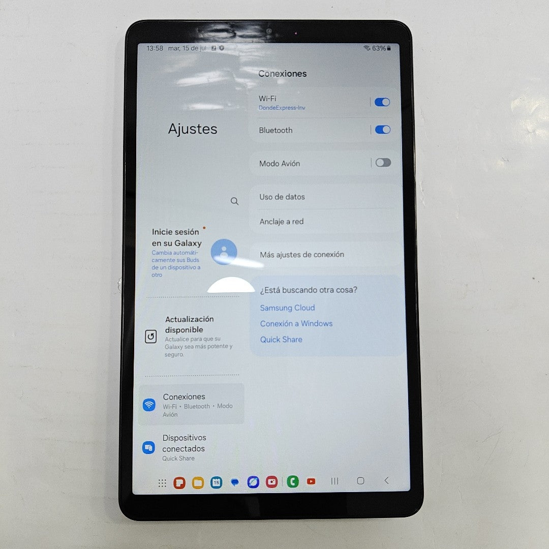 TABLETA SAMSUNG GALAXY TAB A9 SM-X110 (2023) 64 GB 4 GB RAM (SEMINUEVO)