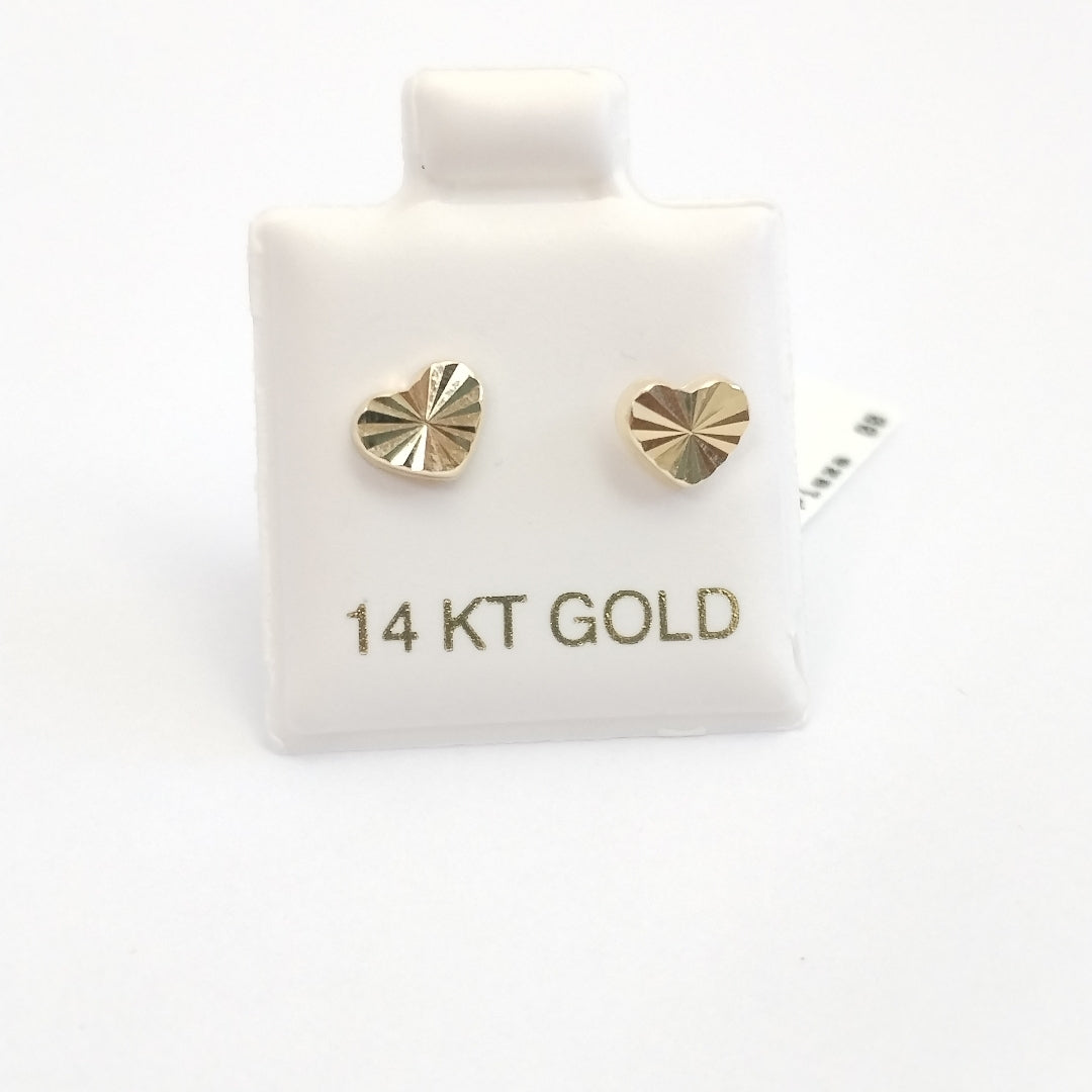 BROQUELES ORO 14K 1 (NUEVO)