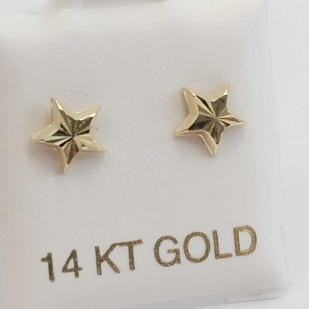 BROQUELES ORO 14K 1 (NUEVO)