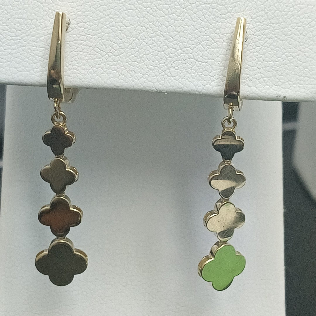 BROQUELES ORO 14K 4 (NUEVO)