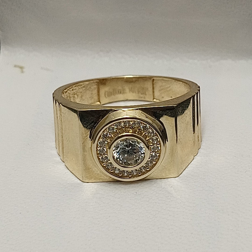 ANILLOS CABALLERO ORO 14K 5.6 (NUEVO)