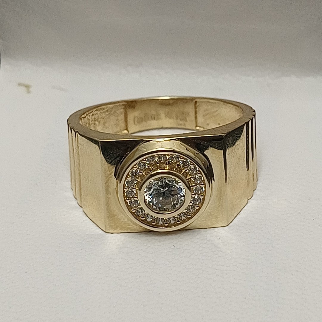 ANILLOS CABALLERO ORO 14K 5.6 (NUEVO)
