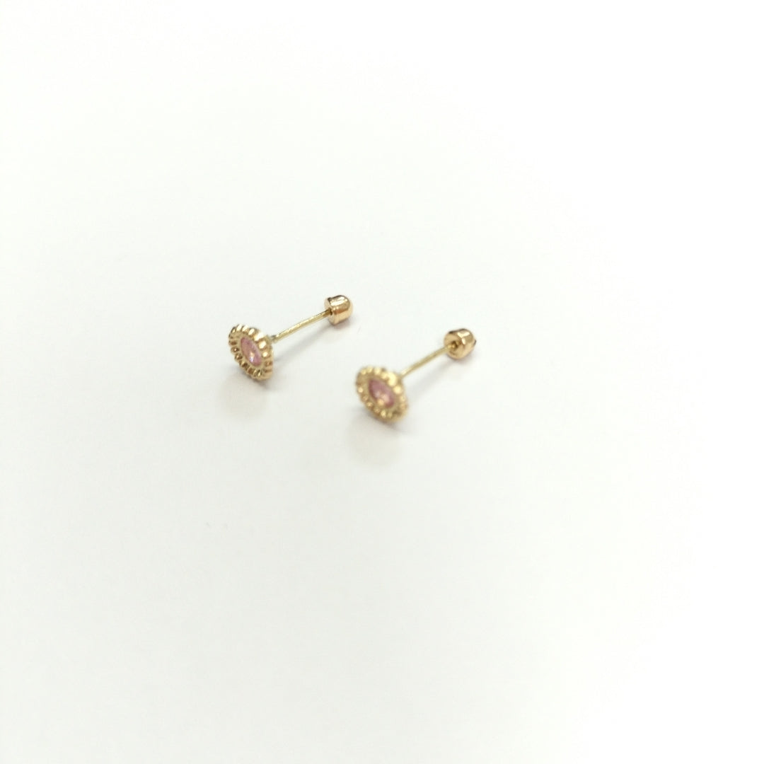 BROQUELES ORO 14K 1 (NUEVO)