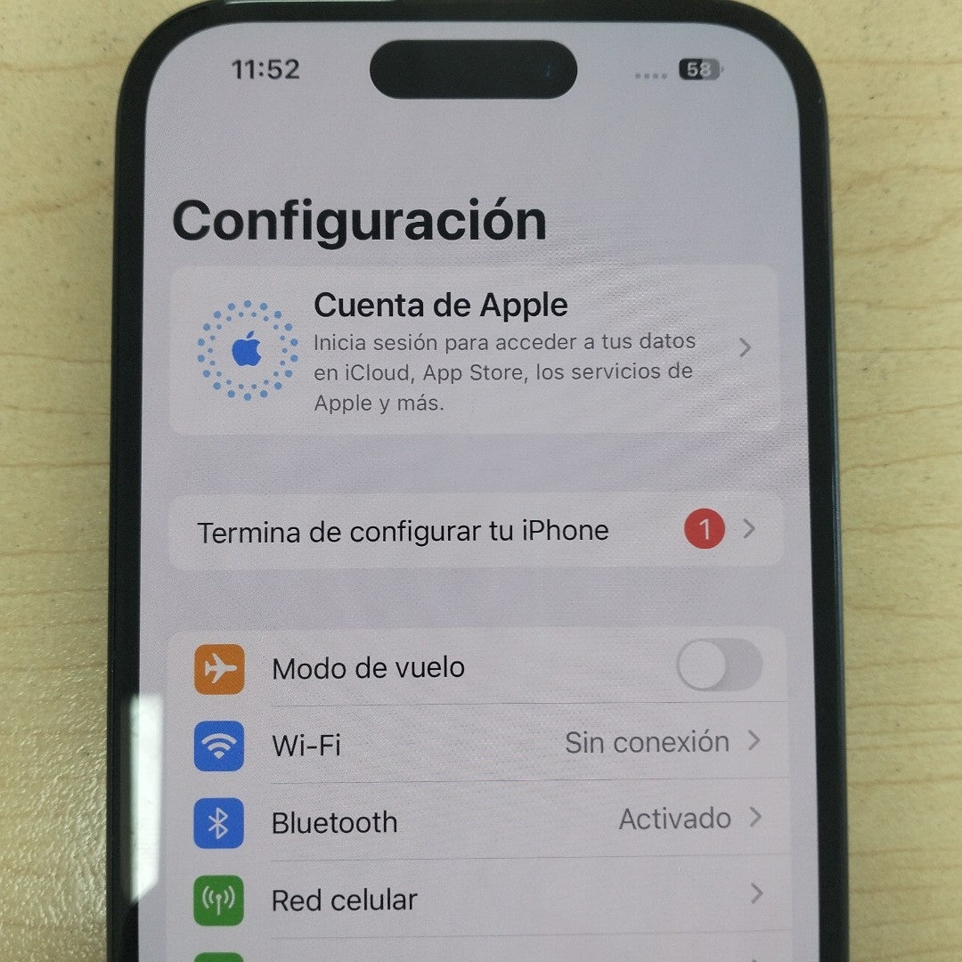 CELULAR APPLE IPHONE 15 A3089 (2023) 256 GB 6 GB RAM (SEMINUEVO)