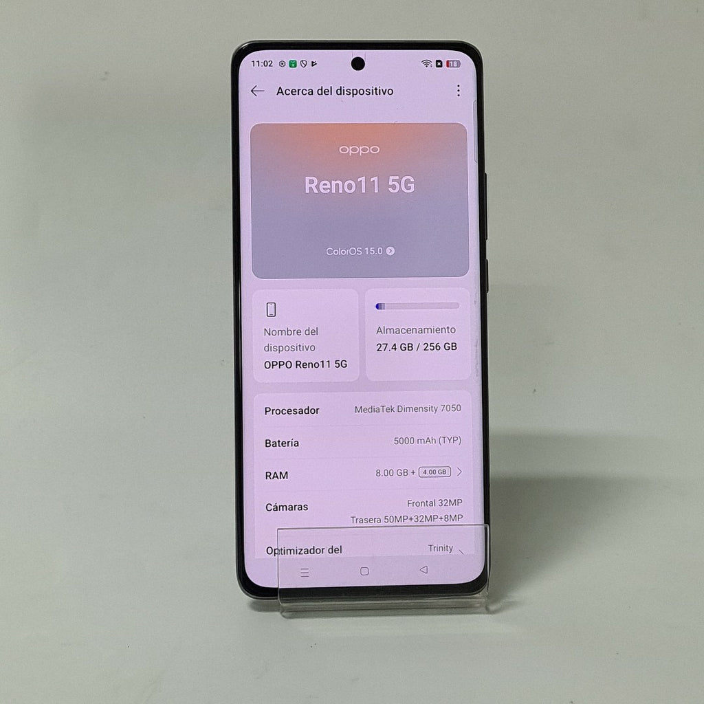 CELULAR OPPO  RENO11 5G CPH2599 (2024) 256 GB 8 GB RAM (SEMINUEVO)