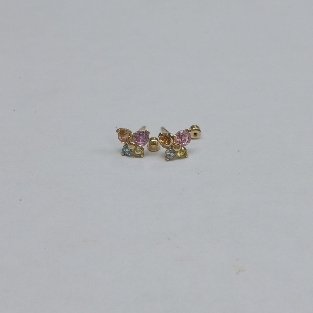 BROQUELES ORO 14K 1 (NUEVO)