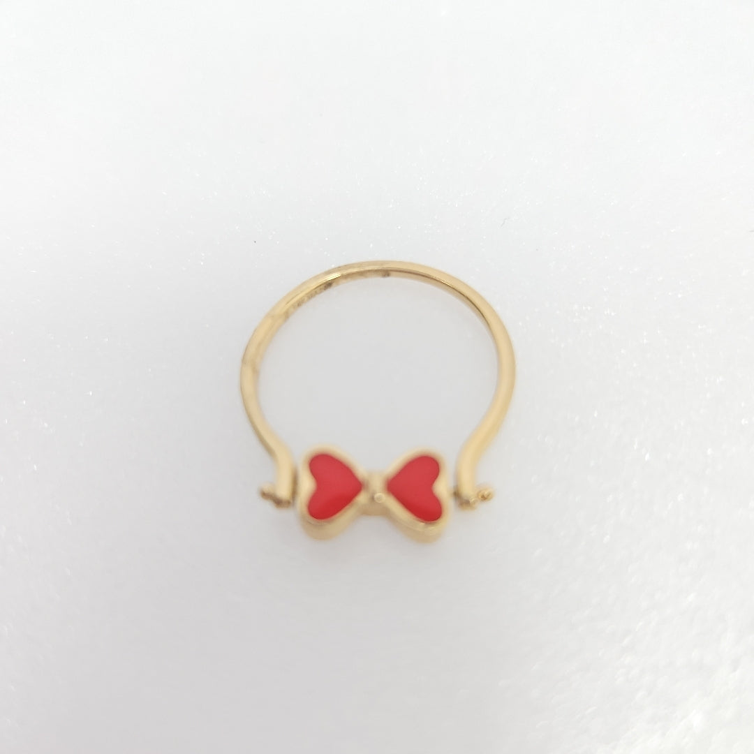 10160ANI73755B808 FRD10 ANILLOS DAMA ORO 14K 1.9GRS (NUEVO)