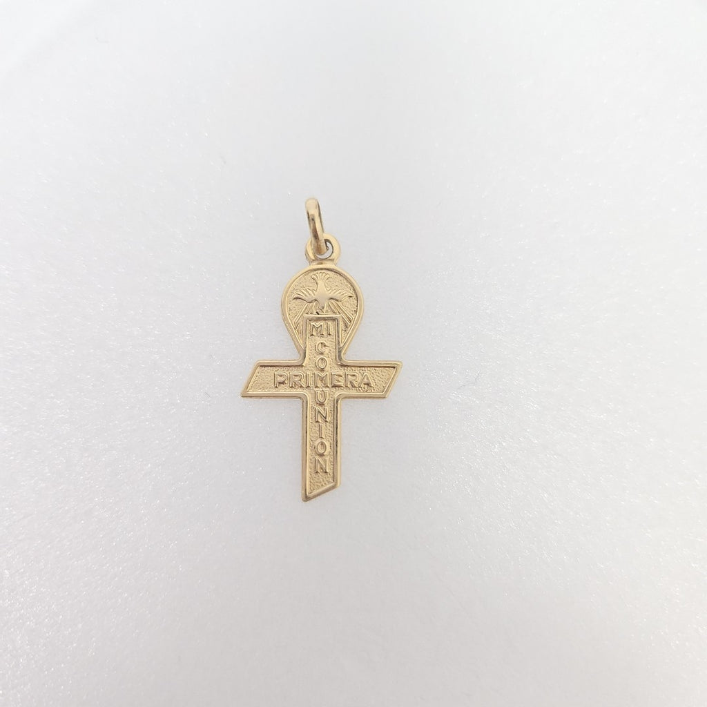 10221REL00000B1128 FRD23 CRUZ DE PRIMERA COMUNIÓN ORO 14K 1.3GRS (NUEVO)
