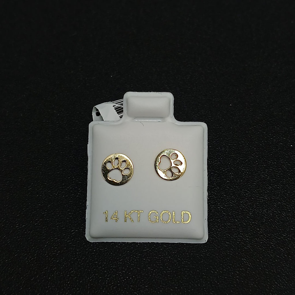 BROQUELES ORO 14K 1 (NUEVO)