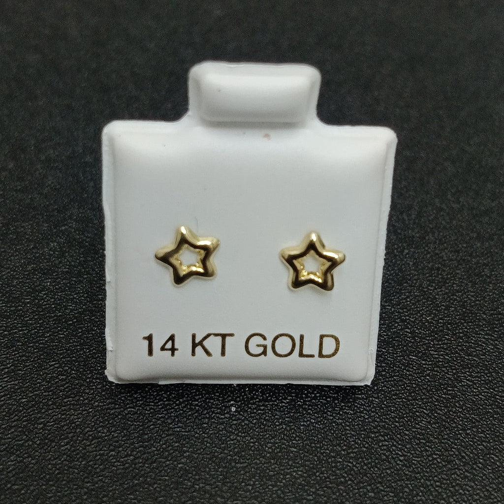 BROQUELES ORO 14K 1 (NUEVO)