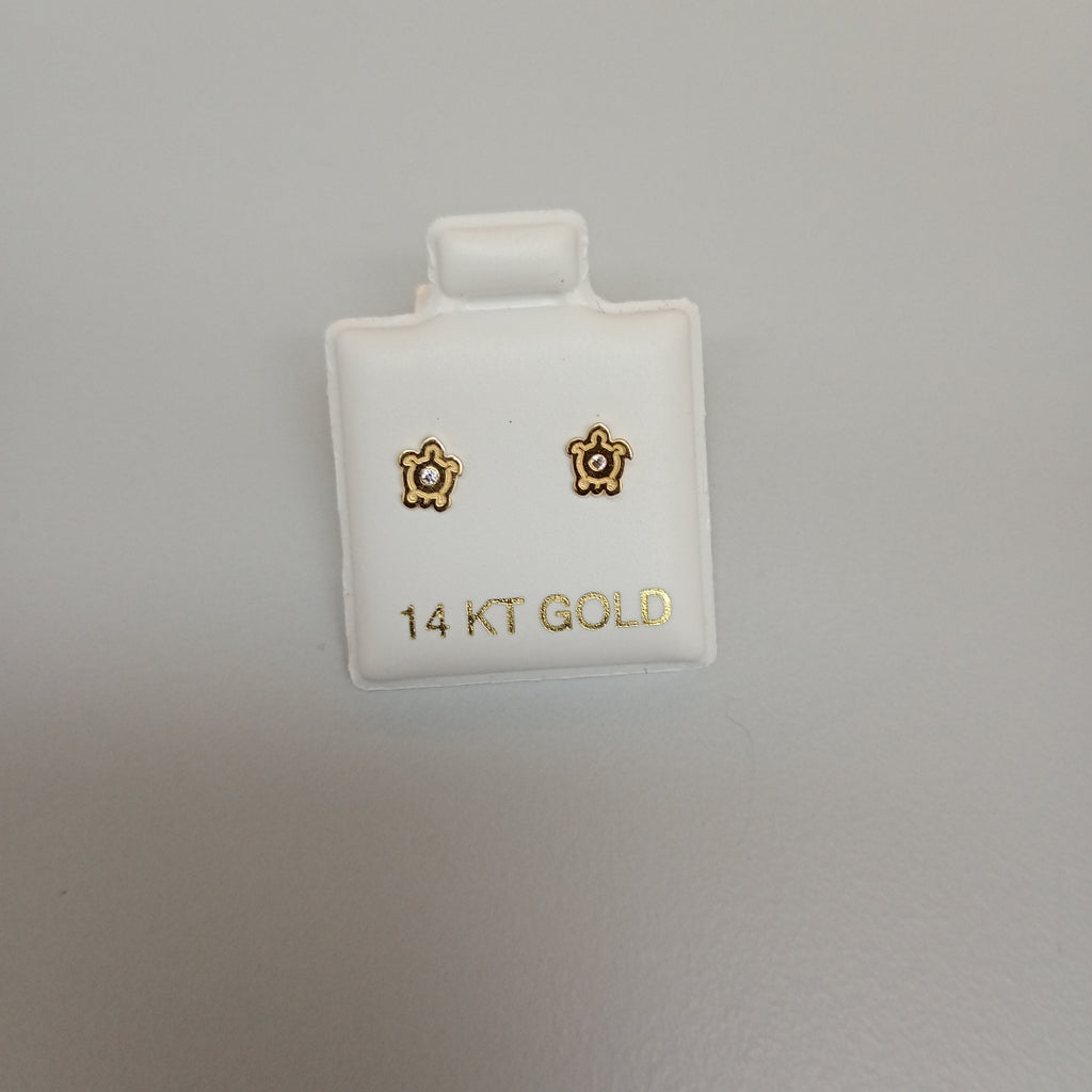 BROQUELES ORO 14K 1 (NUEVO)