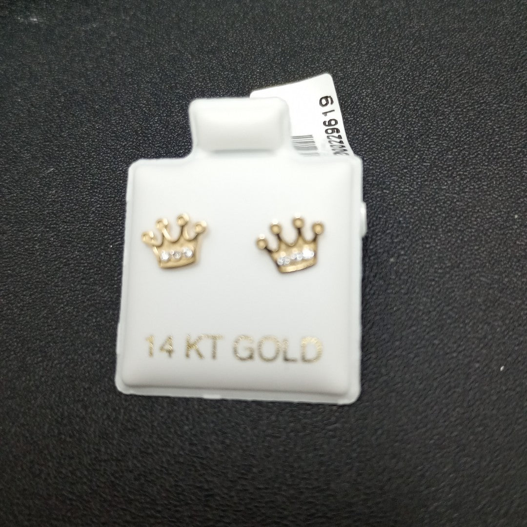 BROQUELES ORO 14K 1 (NUEVO)