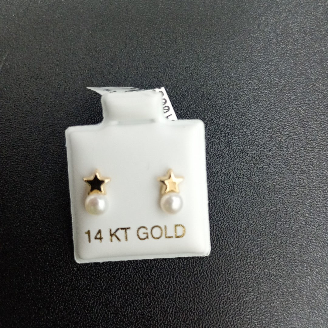 BROQUELES ORO 14K 1 (NUEVO)