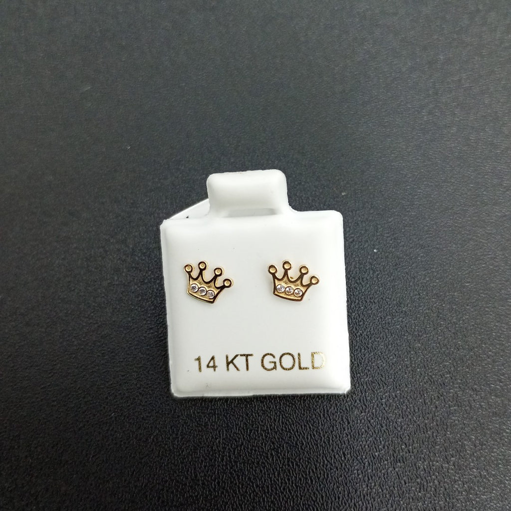 BROQUELES ORO 14K 1 (NUEVO)