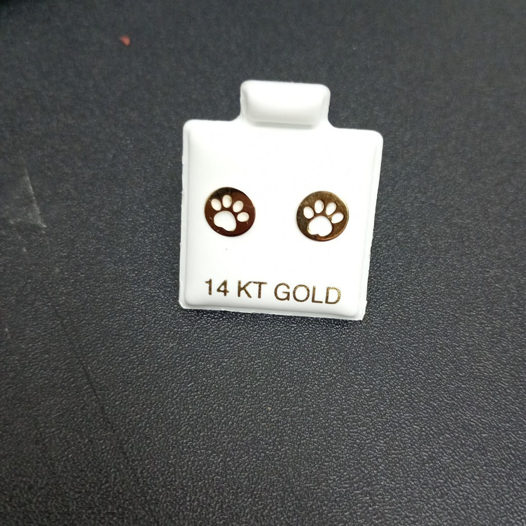 BROQUELES ORO 14K 1 (NUEVO)