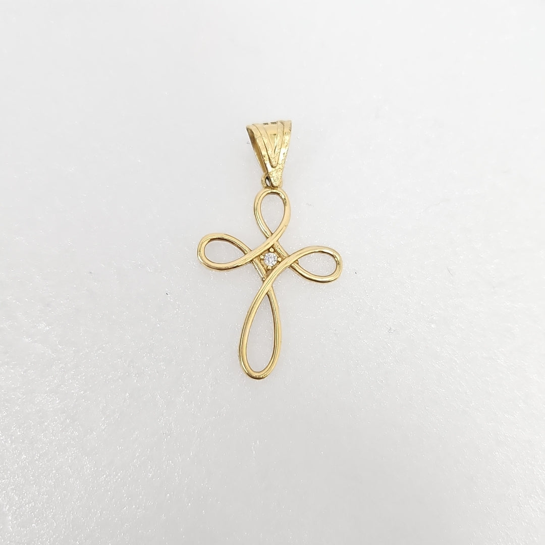 10418CRU90300B718 FRD11 CRUCES ORO 14K 1.1GRS (NUEVO)