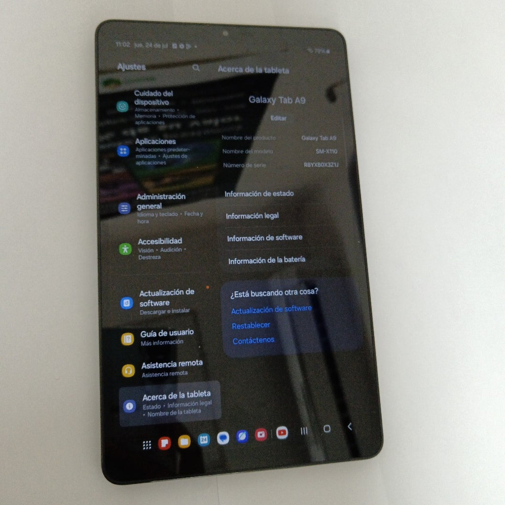 TABLETA SAMSUNG GALAXY TAB A9 SM-X110 (2023) 64 GB 4 GB RAM (SEMINUEVO)